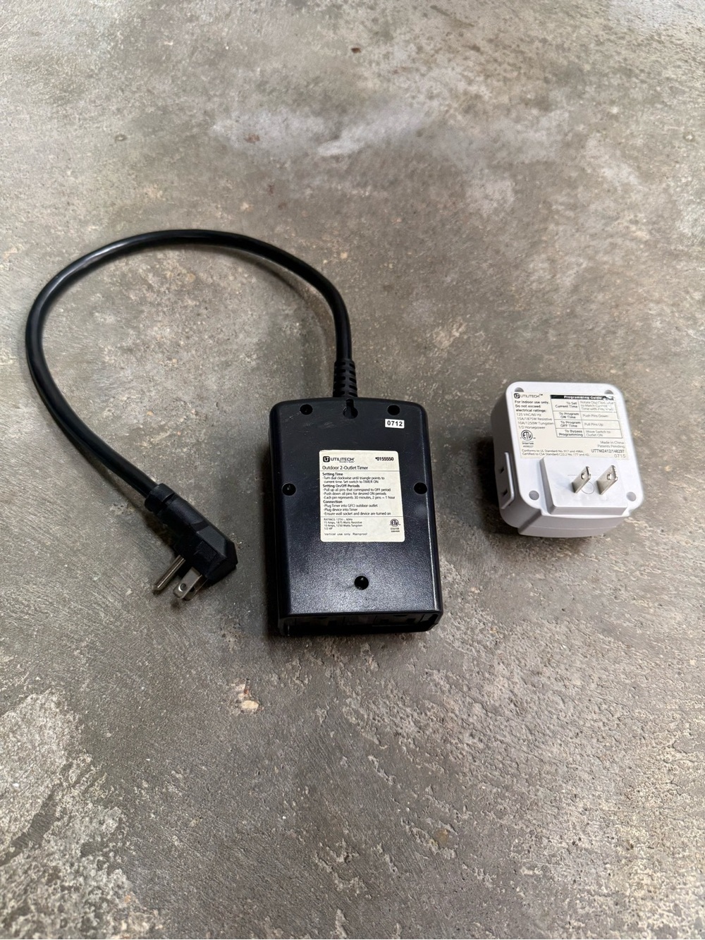 Lot 5 Intermatic Utilitech Plug In Outlet Timers Tested Indoor Outdoor - Picture 7 of 9